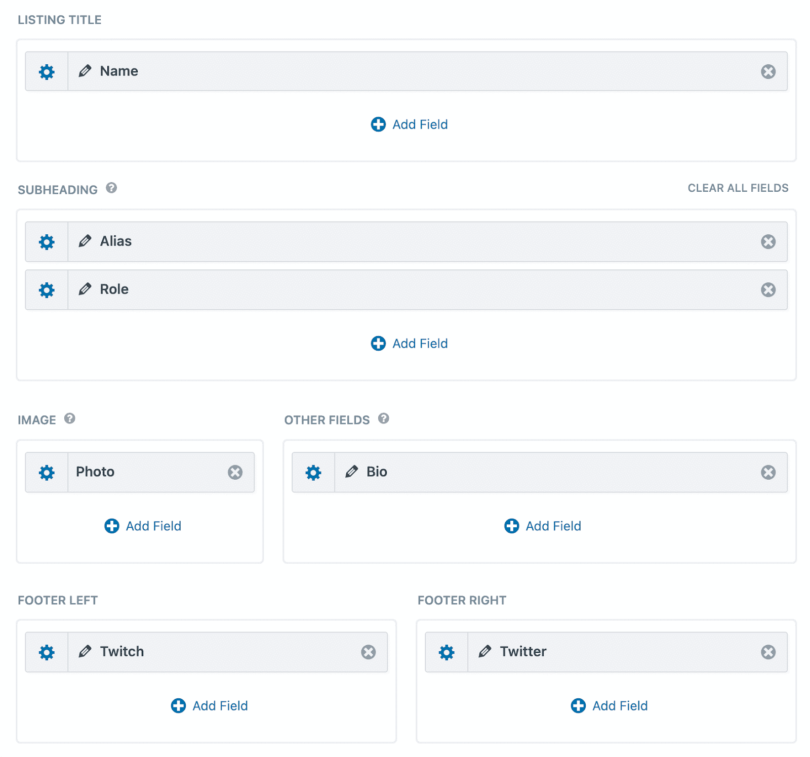 การเรียงลำดับฟิลด์ใน GravityView