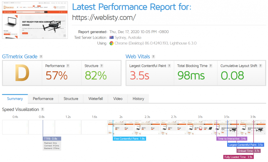 gtmetric speedup 1 How to Setup Cloudflare Settings on WordPress?