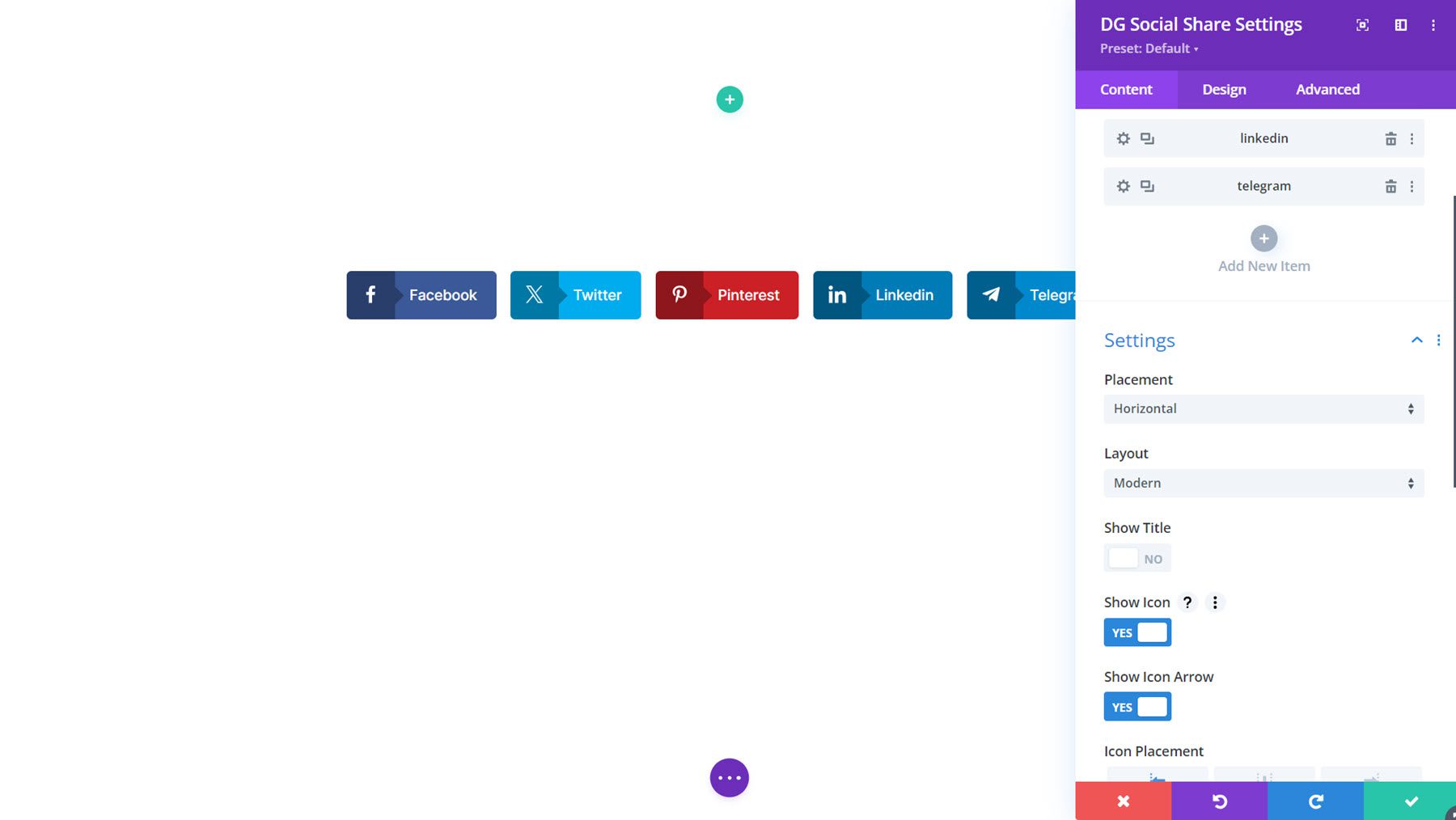 แบ่งปันทางสังคม DiviGrid