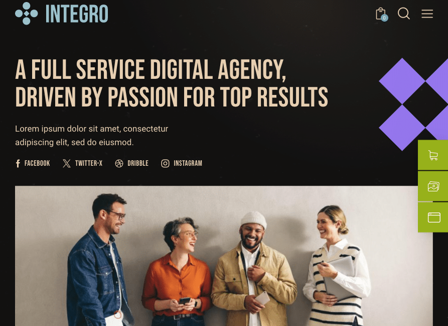 Integro — IT 服務與數位機構 WordPress 主題