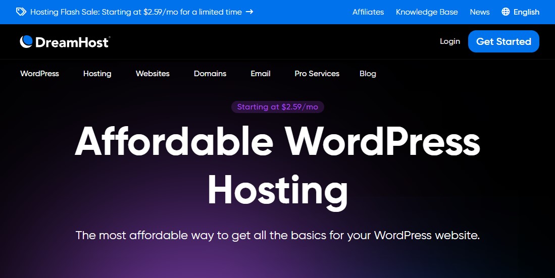 DreamHost: proveedor de alojamiento web