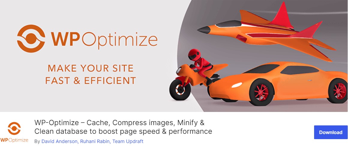 WP-Optimize - Plugin di ottimizzazione WordPress