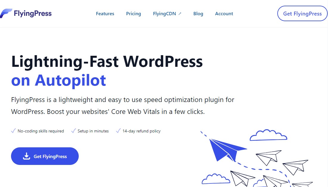 FlyingPress - Plugin d'optimisation de vitesse WordPress