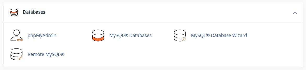 Database cPanel