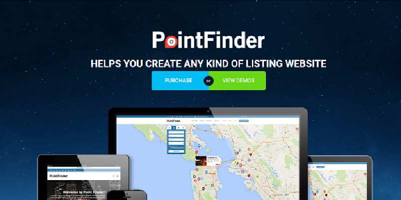 Tema WordPress do diretório PointFinder