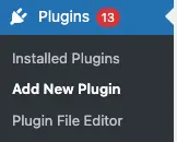 Hinzufügen eines neuen Plugins in WordPress