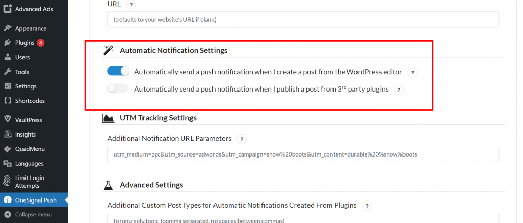 Screenshot 19 3 How To Add WordPress Push Notifications To Your Website