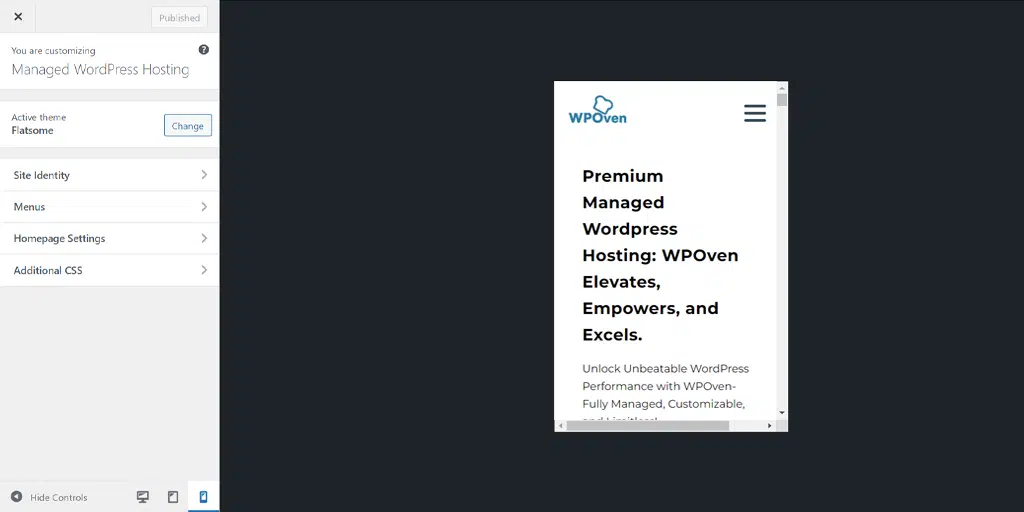 Test WordPress responsiveness with the WordPress Customizer