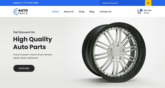 Tema WordPress Auto Service