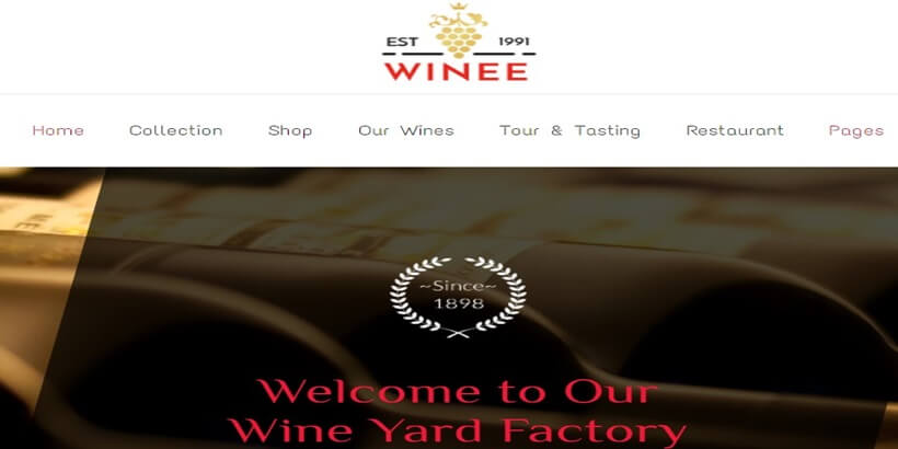 Winee-Best-Alcohol-WordPress-ธีมสำหรับการซื้อและขาย