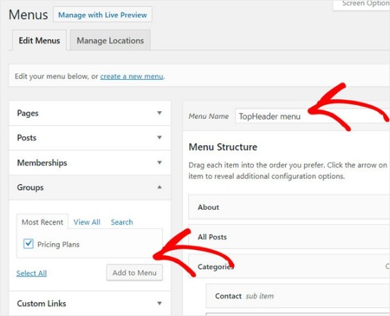 Tambahkan Halaman ke Menu Navigasi WordPress