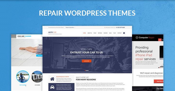 WordPress-Themes für die Autoreparatur