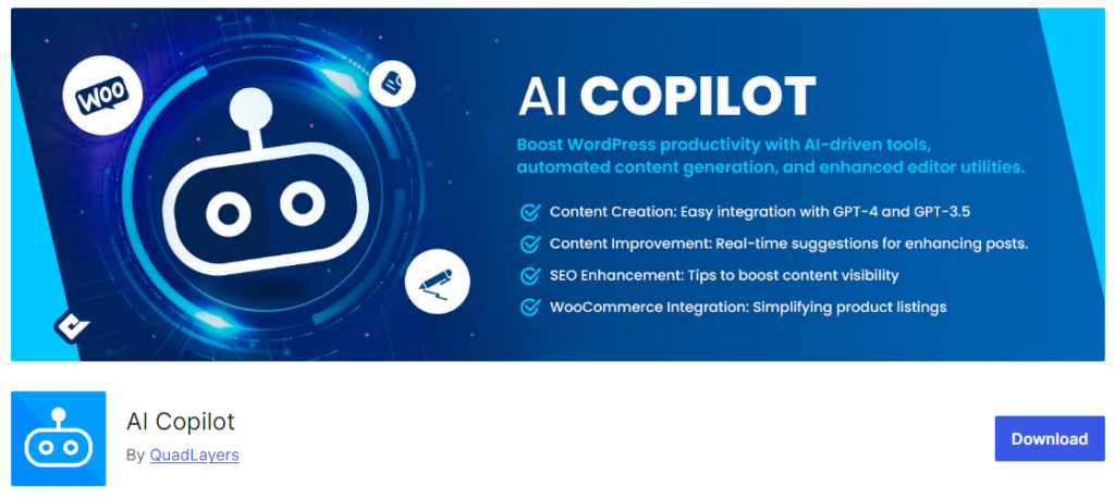 Copilot AI - Complementos ChatGPT de WordPress