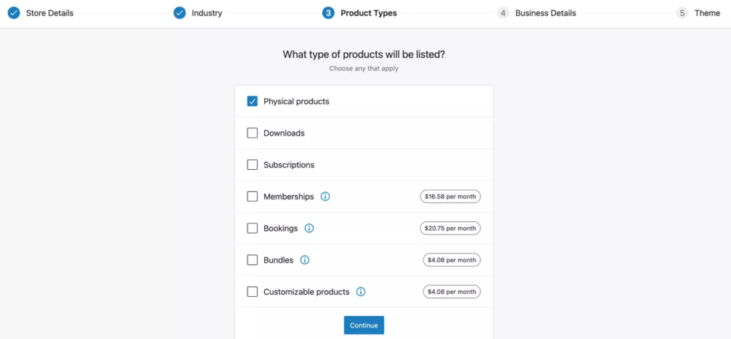 types de produits woocommerce