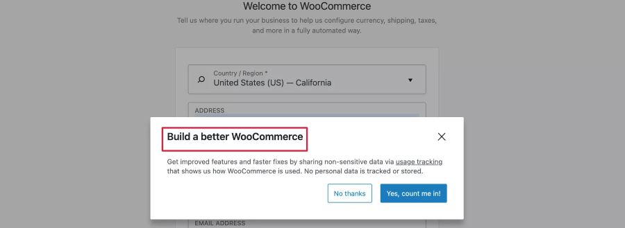 extensiones predeterminadas de woocommerce