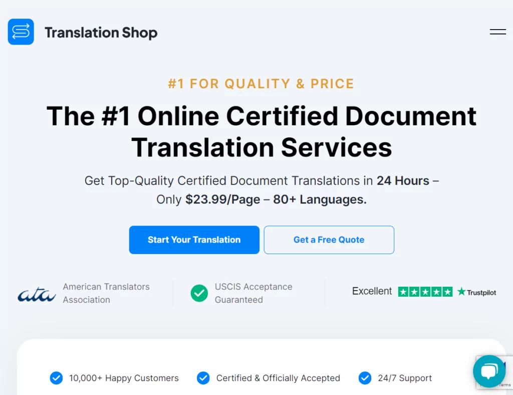 servizio di traduzione finanziaria di translationshop