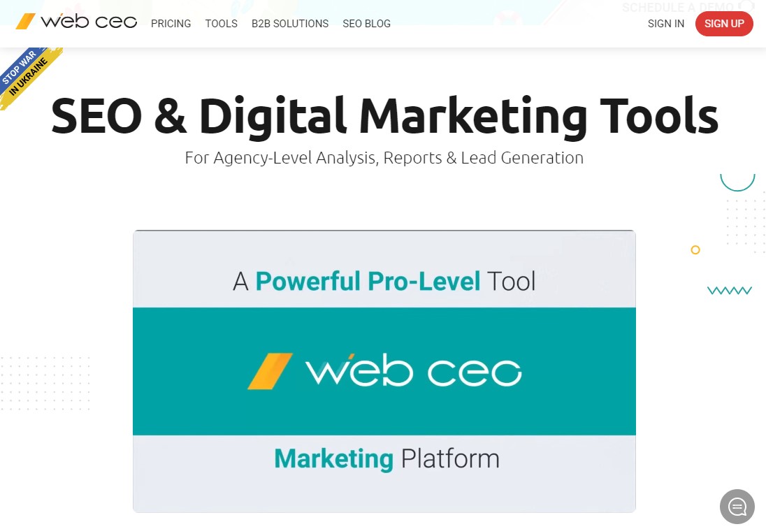 WebCEO - narzędzie SEO i marketingu cyfrowego