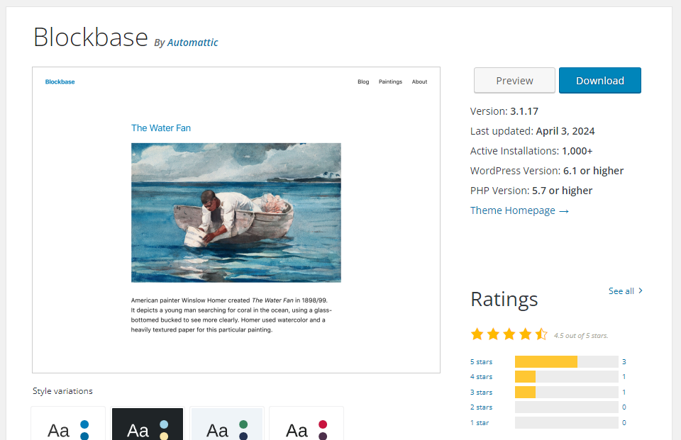 blockbase - سمات WordPress المبتدئة