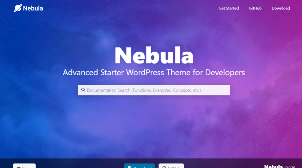 Nebula - Başlangıç ​​WordPress Temaları