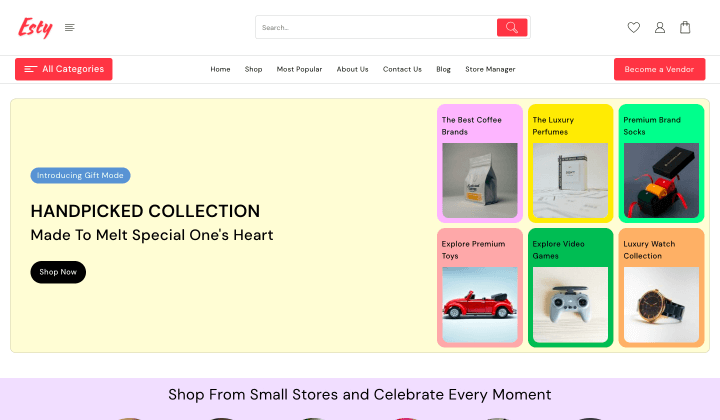 Shop Mania is one of the best WordPress themes like Etsy website.