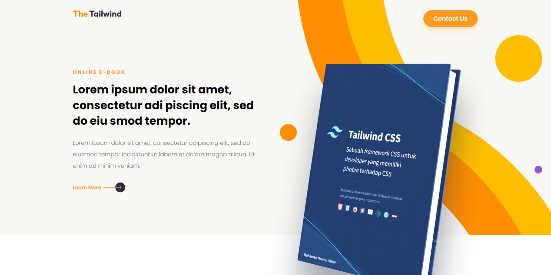 Ein Screenshot des eBook-Layouts von Divi Supreme Pro