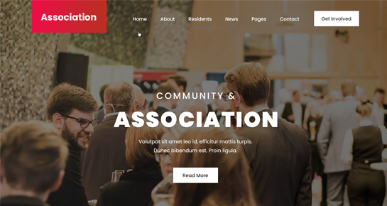 Thème WordPress pour associations