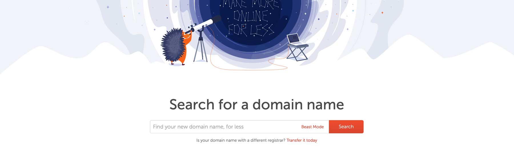 Búsqueda de dominio Namecheap