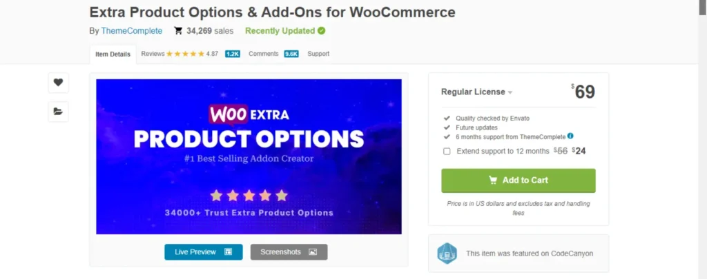 Plug-ins de opções de produtos WooCommerce (12)