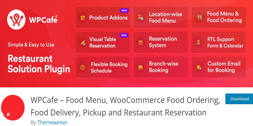 WPCafe-Best-Free-WordPress-Restaurant-Reservare-Plugin