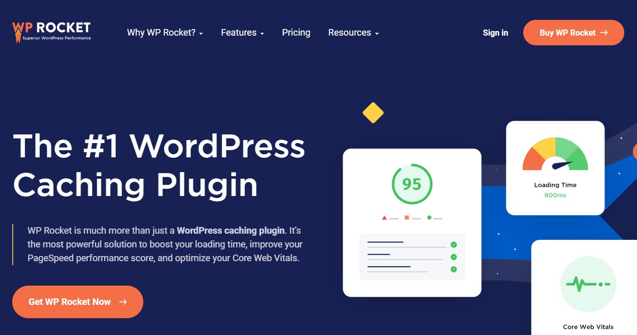 WP Rocket : plugin de mise en cache WordPress n°1