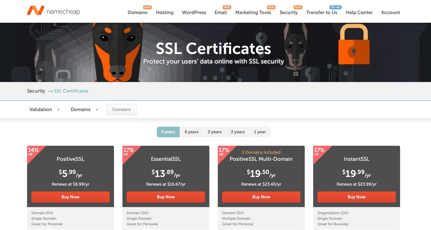 Certificat SSL du site Web