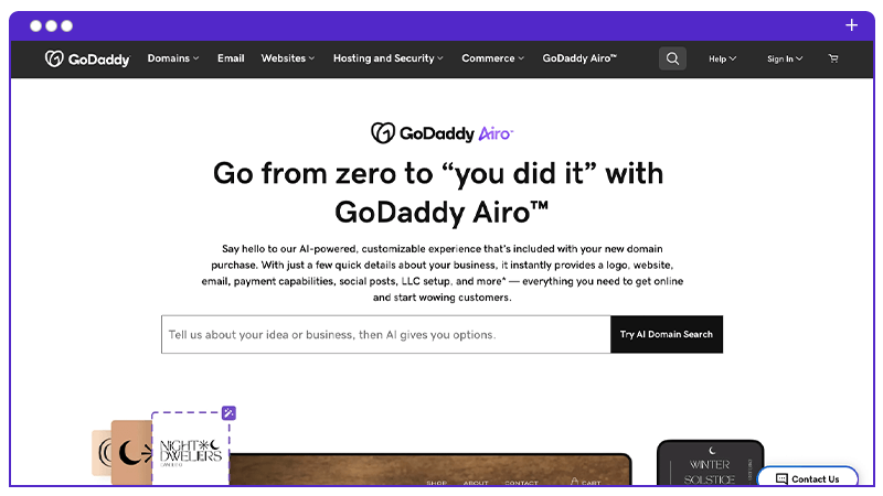 godaddy airo 32