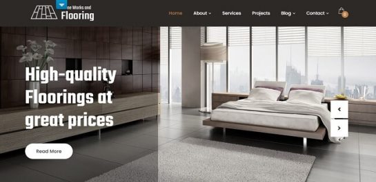 Tema WordPress per pavimenti