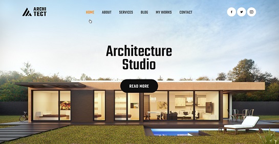 Tema de WordPress para agencia de arquitectura