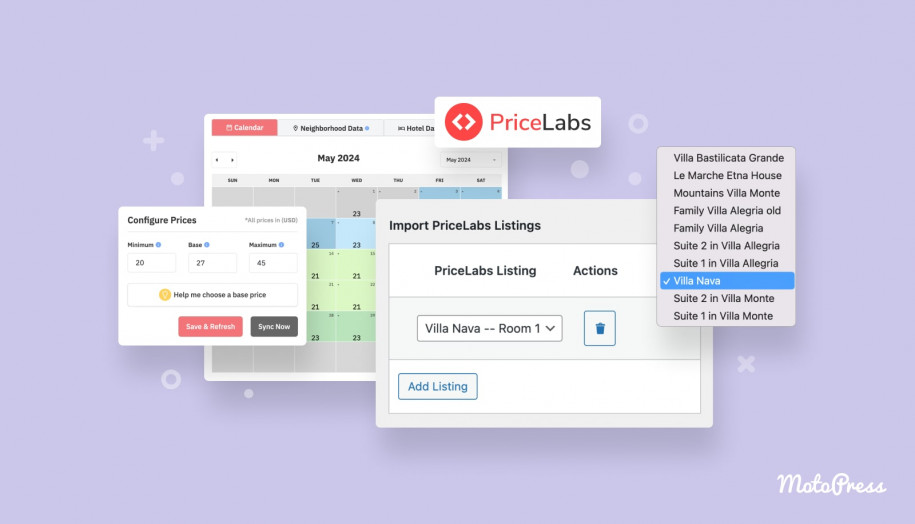 Pricelabs WordPress-Integration.