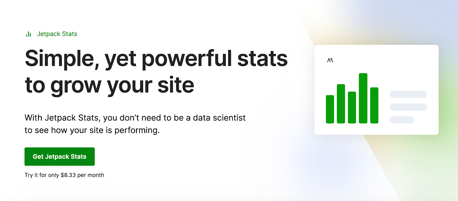 Jetpack Stats é um produto da Automattic, a empresa por trás do WordPress.com.