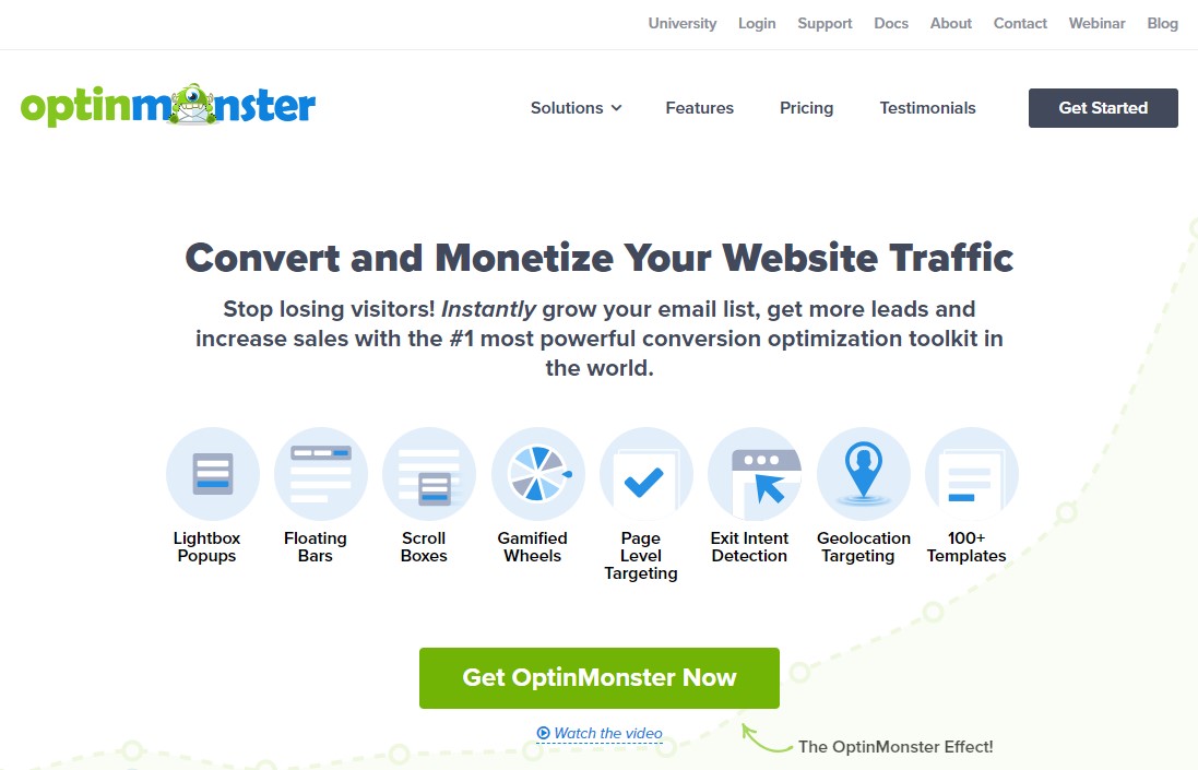 OptinMonster - Il miglior plugin per la generazione di lead WordPress