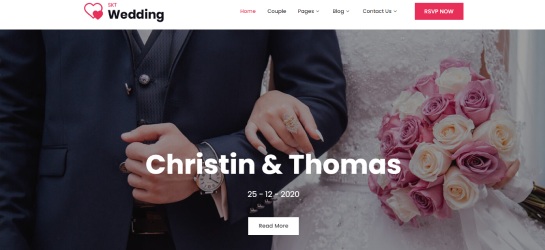 tema WordPress de casamento