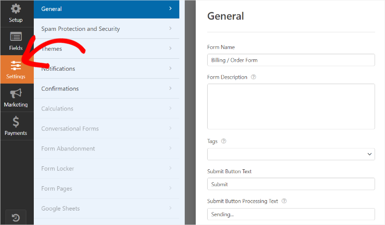 wpforms customize form