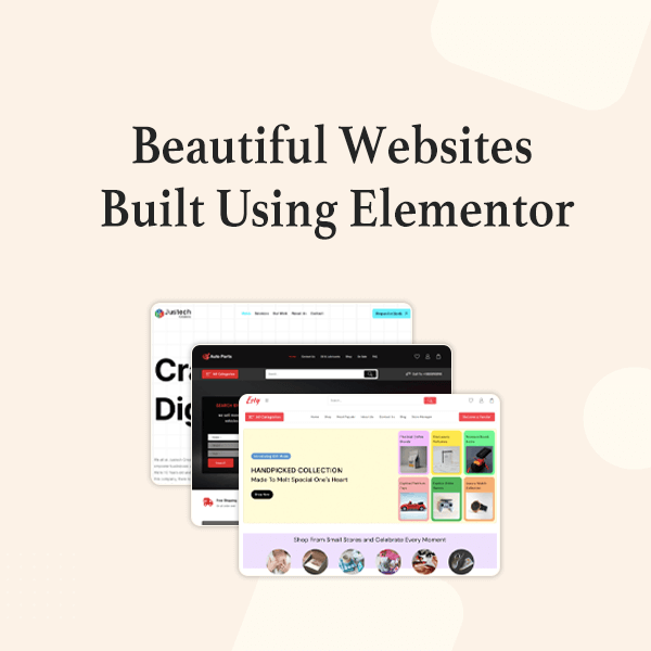 Examples of Websites Built with Elementor