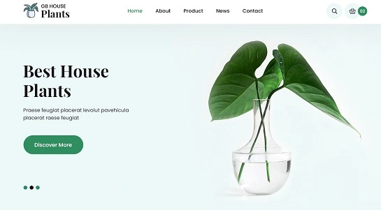 Plant Store WordPress-Theme