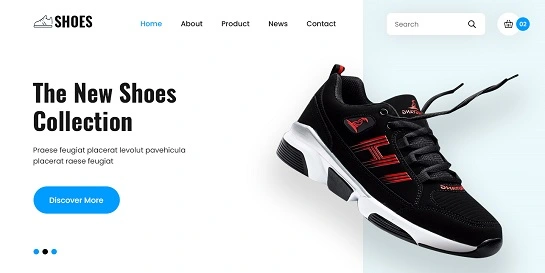 WordPress-Theme für Schuhe