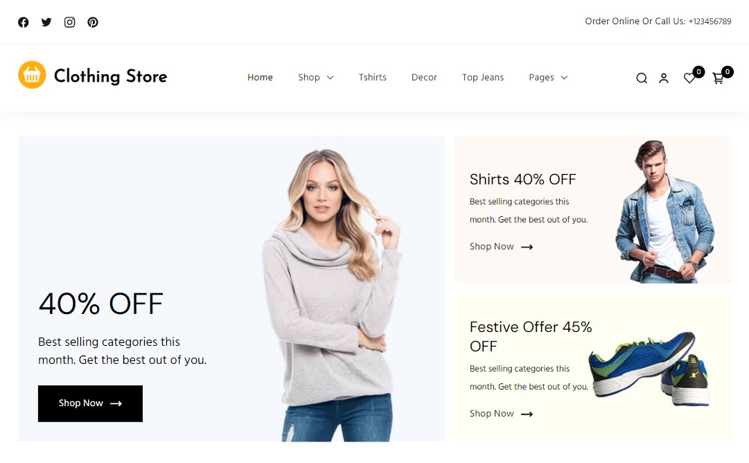 Shopexcel - 無料の WooCommerce WordPress テーマ