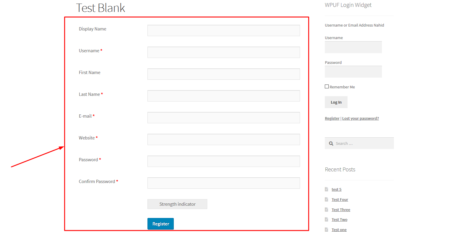 หน้าเข้าสู่ระบบผู้ดูแลระบบ WordPress