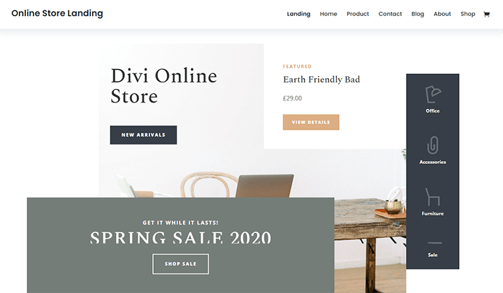 divi online store 21