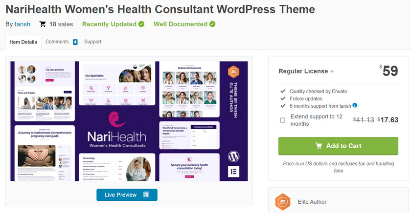 narihealth-wordpress-主题