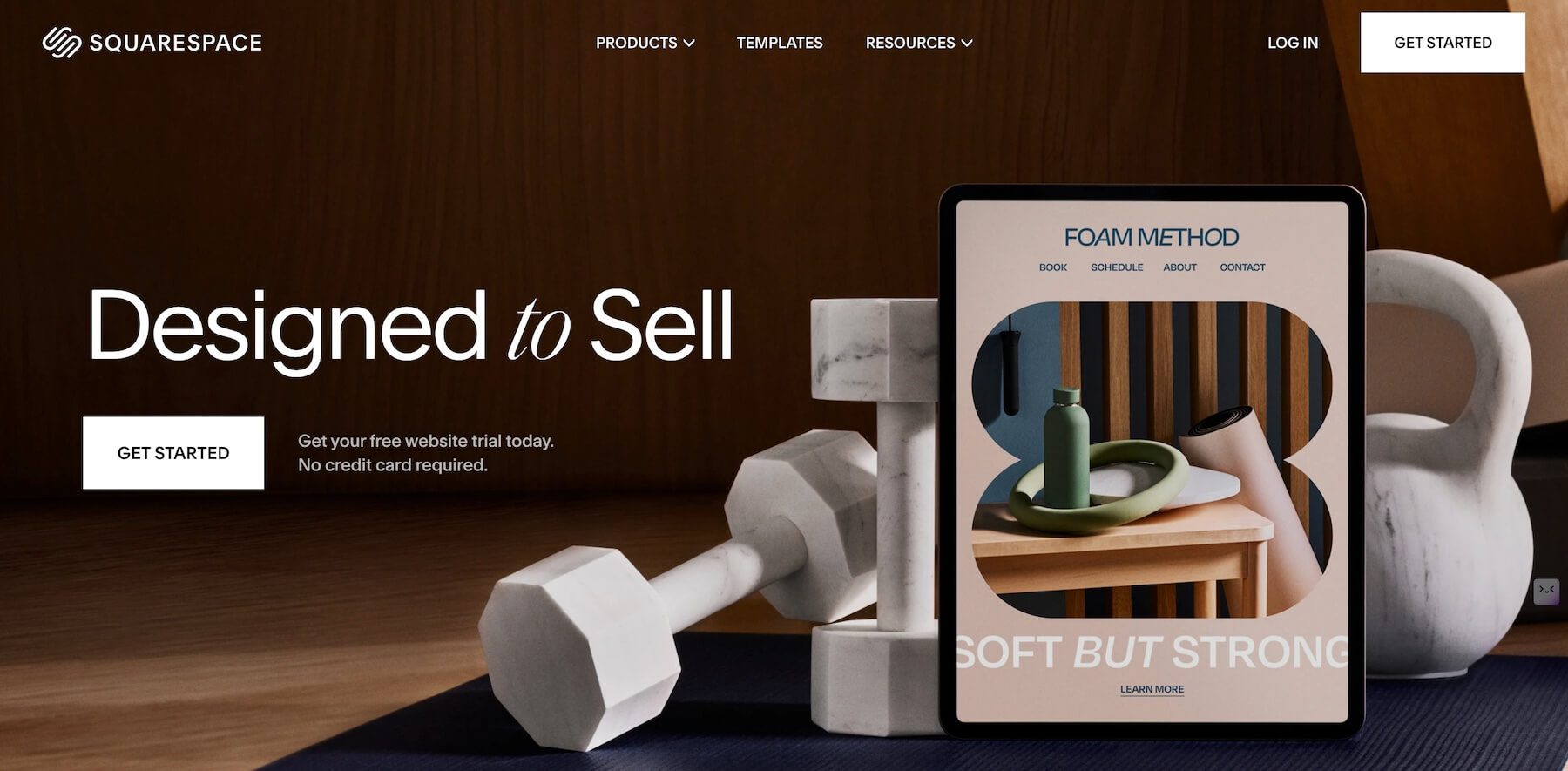 construtor de sites squarespace