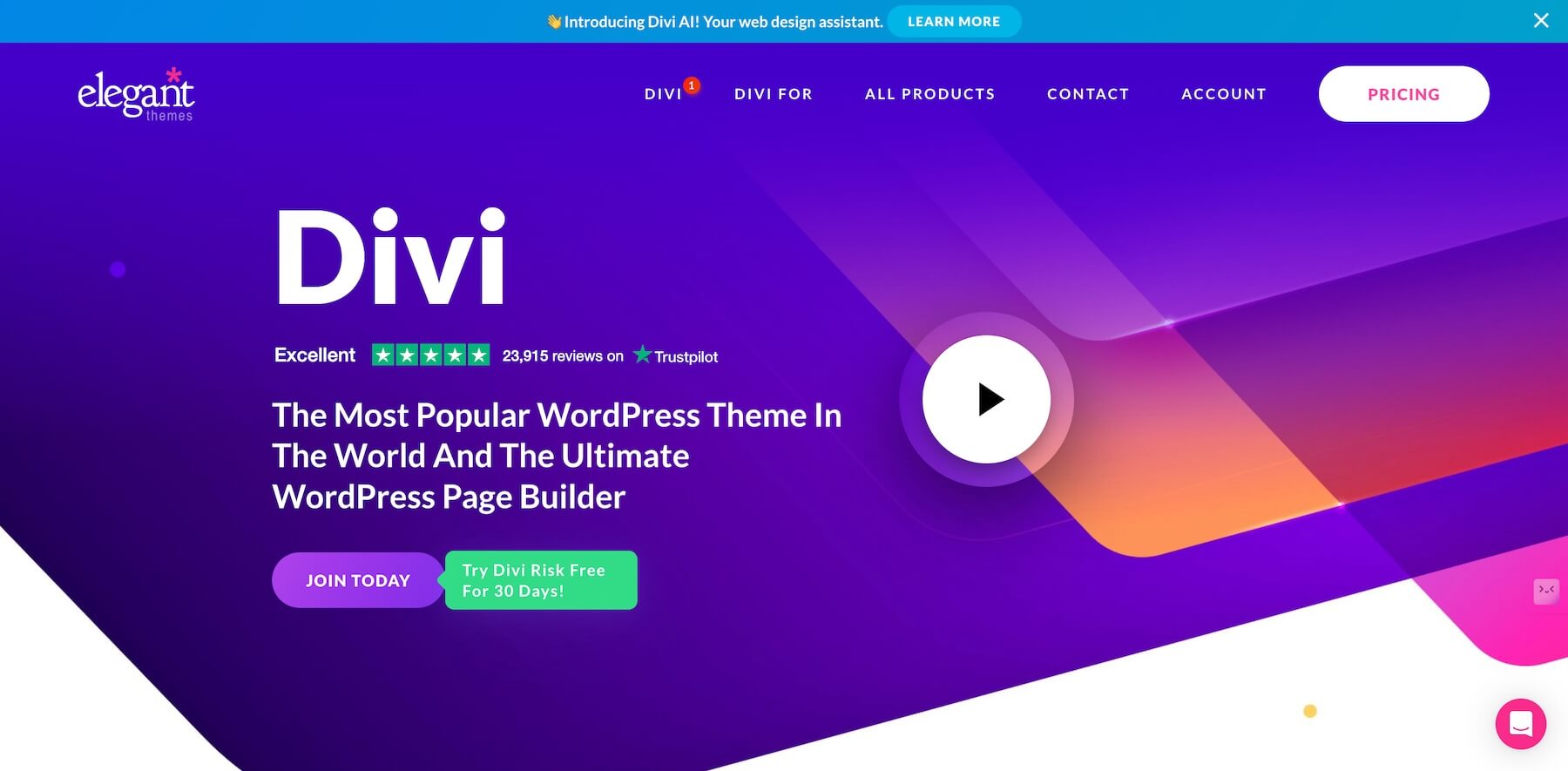 divi page builder