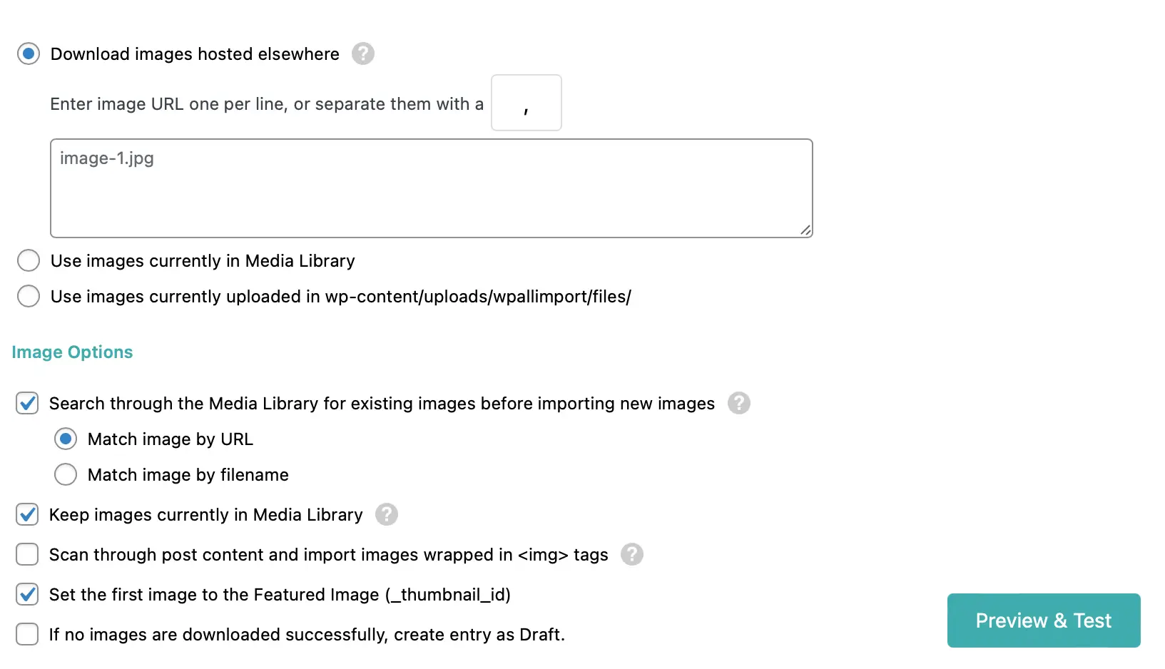 Configurer l'importation d'images à l'aide du plugin WP All Import