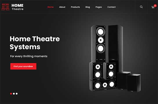 Tema WordPress per l'home theater